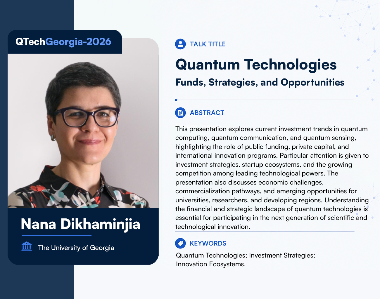 Quantum Technologies Conference 2026