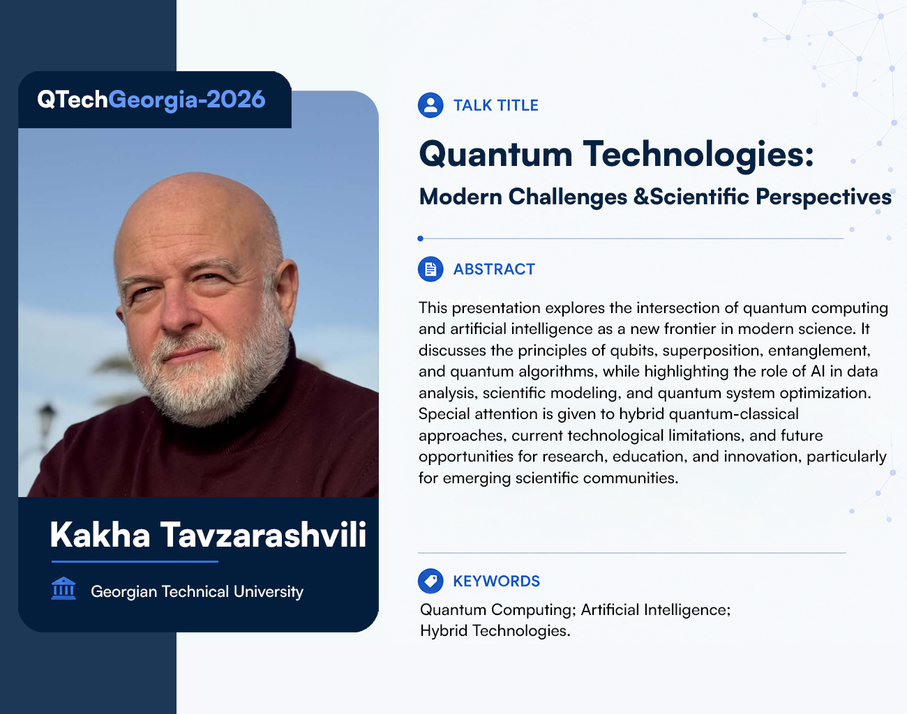 Quantum Technologies Conference 2026