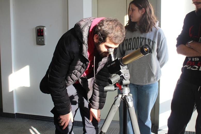 ცენტრის ორგანიზებით გაიმართა მზის დაკვირვების ინტერაქტიული საგანმანათლებლო ღონისძიება „მე ვხედავ მზეს“