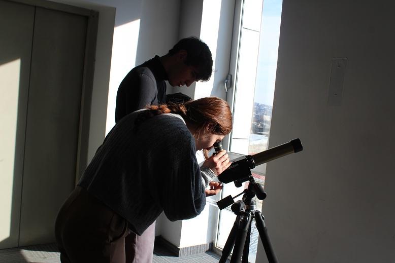 ცენტრის ორგანიზებით გაიმართა მზის დაკვირვების ინტერაქტიული საგანმანათლებლო ღონისძიება „მე ვხედავ მზეს“