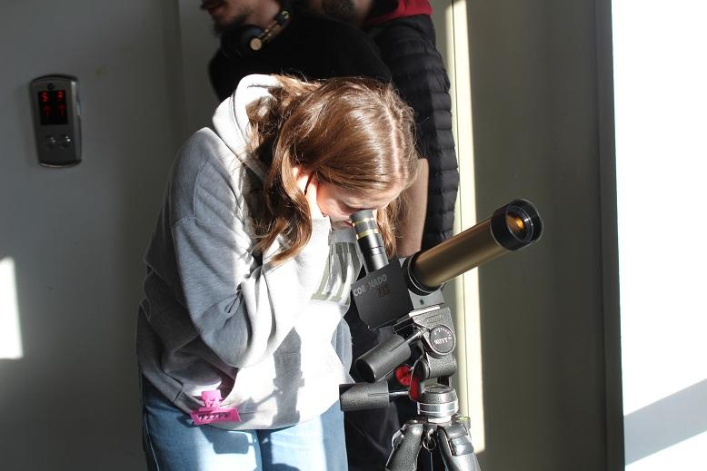 ცენტრის ორგანიზებით გაიმართა მზის დაკვირვების ინტერაქტიული საგანმანათლებლო ღონისძიება „მე ვხედავ მზეს“