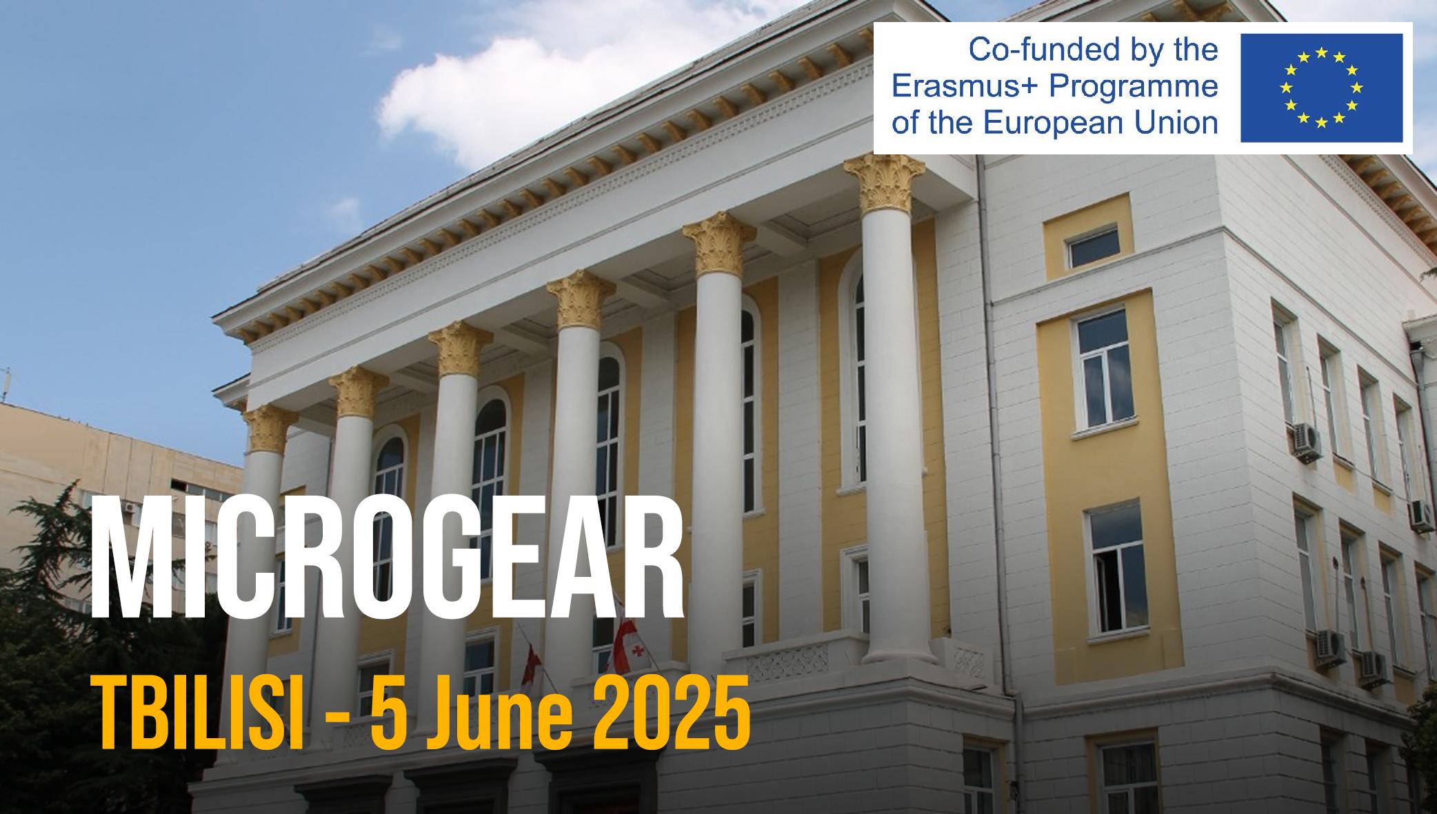 ევროკავშირის მიერ დაფინანსებული Micro-GEAR პროექტის ფარგლებში, საქართველოს ტექნიკურ უნივერსიტეტში სამუშაო შეხვედრა გაიმართა