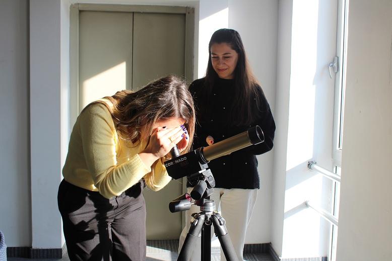 ცენტრის ორგანიზებით გაიმართა მზის დაკვირვების ინტერაქტიული საგანმანათლებლო ღონისძიება „მე ვხედავ მზეს“